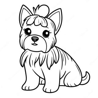 Pagina Para Colorir De Yorkie Realista 118113-53250