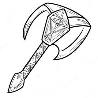 Pagina Para Colorir De Picareta De Diamante Brilhante 118142 53284