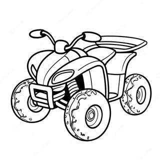Pagina Para Colorir De Atv De Desenho Fofo 118298 53405
