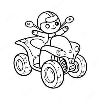 Pagina Para Colorir De Atv De Desenho Fofo 118298 53408