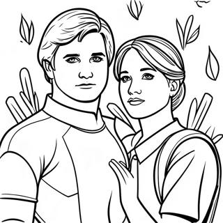 Pagina Para Colorir De Peeta Mellark E Katniss 118322-53418