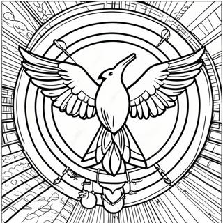 Pagina Para Colorir Do Simbolo Do Tordo 118323-53536