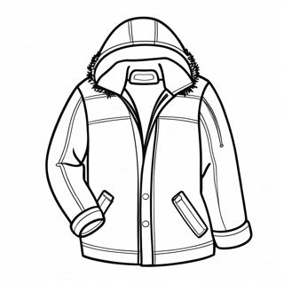 Pagina Para Colorir De Jaqueta De Inverno Confortavel 118346 53546