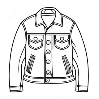 Pagina Para Colorir De Jaqueta Jeans Estilosa 118347-53438