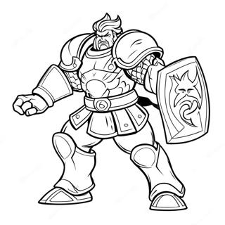 Pagina Para Colorir Do Reinhardt Atacando 118399 53484