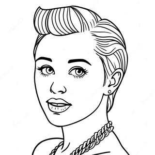 Pagina Para Colorir Da Miley Cyrus 118446-53623