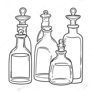 Pagina Para Colorir De Frascos De Pocao Coloridos Páginas Para Colorir