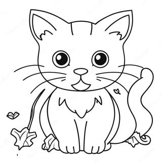 Gato Preto Assustador Pagina Para Colorir 118652-53787