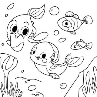 Pagina Para Colorir De Seawing Brincando Com Amigos 118783-53894