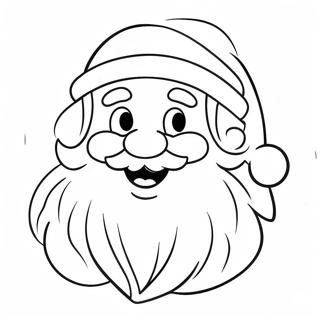Pagina Para Colorir Do Papai Noel Alegre 118936 54012
