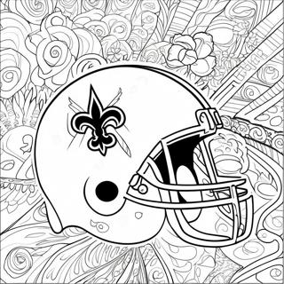 New Orleans Saints Páginas Para Colorir