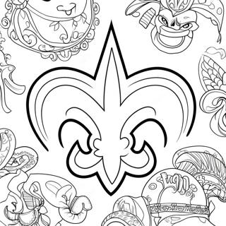 Pagina Para Colorir Dos New Orleans Saints 119011-54063