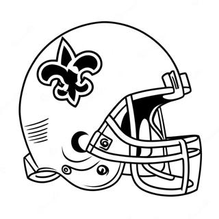 Pagina Para Colorir Do Logo Dos New Orleans Saints 119012-54067