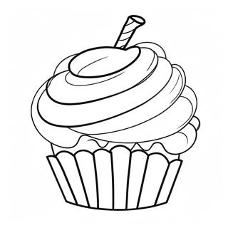 Cupcake Páginas Para Colorir