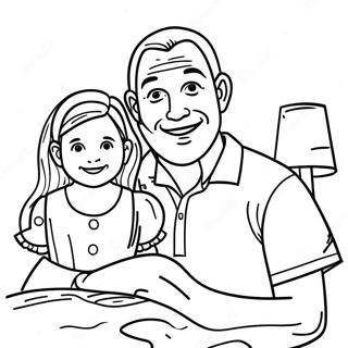 Pagina Para Colorir De Pai E Filha Criativos 119066 54118