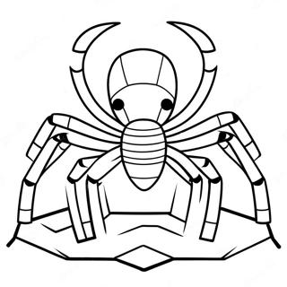Pagina Para Colorir De Aranha Do Minecraft Amigavel 119091-54138