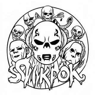 Slipknot Páginas Para Colorir