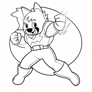 Desenho Para Colorir Do Raio Dinamico 119323 54318