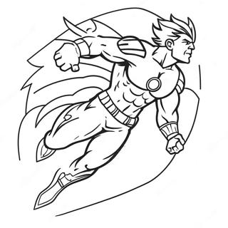 Desenho Para Colorir Do Raio Dinamico 119323 54319