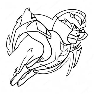 Desenho Para Colorir Do Raio Dinamico 119323 54320