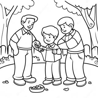 Vizinhos Amigaveis Ajudando Para Colorir 119449-54411