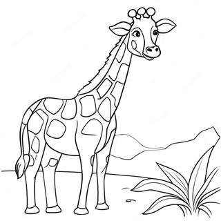 Pagina Para Colorir De Girafa Realista 119525-54462