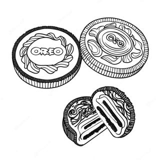 Oreo Páginas Para Colorir