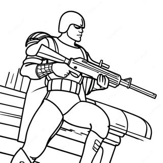 Pagina Para Colorir Do Duke Em Acao Gi Joe 119785 54674