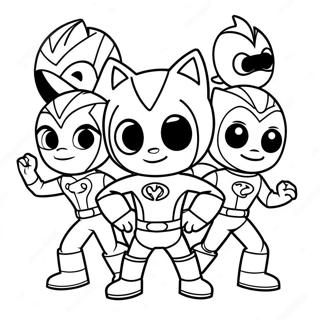 Equipe De Super Herois Pj Masks Pagina De Colorir 11994-787