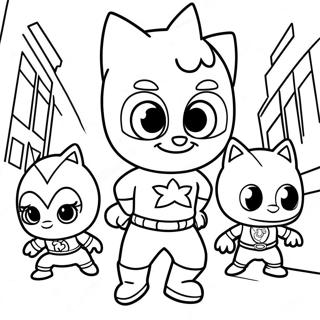 Pj Masks Páginas para Colorir