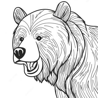 Pagina Para Colorir Do Urso Pardo 119990-54826