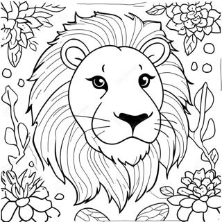 Pagina Para Colorir Do Leao Feroz 120120-54929