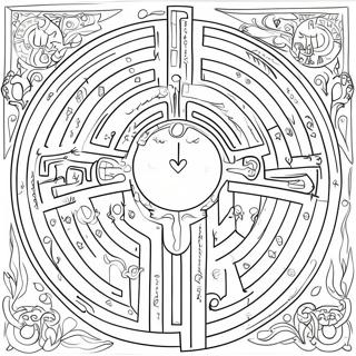 Pagina Para Colorir Do Labirinto Páginas Para Colorir