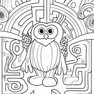 Pagina Para Colorir Do Labirinto Páginas Para Colorir