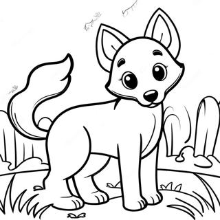 Pagina Para Colorir Do Raposo E Do Cao Amigaveis 120301-55083