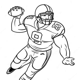 Pagina Para Colorir Da Acao Dinamica Do Christian Mccaffrey 120375 55135