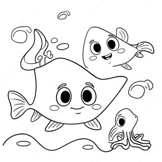 Raia De Desenho Animado Com Amigos Pagina Para Colorir 120429-55182