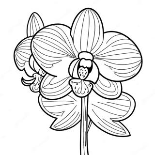 Pagina Para Colorir De Orquidea Rosa Delicada 120557-55283