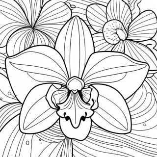 Pagina Para Colorir De Orquidea Rosa Delicada 120557-55284