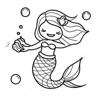 Pagina Para Colorir De Sereia Negra Elegante Debaixo Dagua 120604-55309