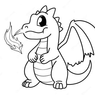 Charizard Respirando Fogo Pagina Para Colorir 12081-278