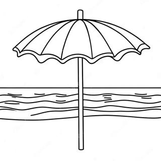 Pagina Para Colorir De Guarda Sol Colorido Na Praia 120835-55683