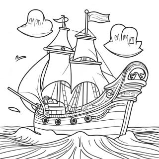 Pagina Para Colorir De Cristovao Colombo Navegando No Oceano 120913 55555