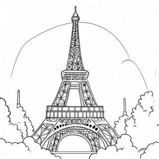 Pagina Para Colorir Da Torre Eiffel Em Paris 120964 55777
