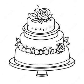Pagina Para Colorir De Bolo De Casamento 121013 55813