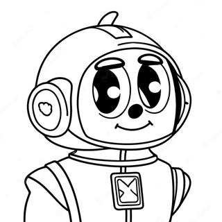 Marvin O Marciano Com Capacete Espacial Pagina Para Colorir 121296-56018