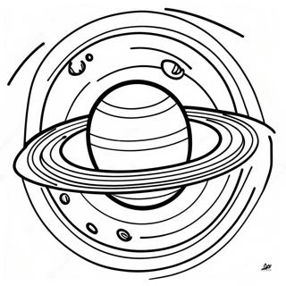 Pagina Para Colorir De Saturno Colorido Com Aneis 121374-56077
