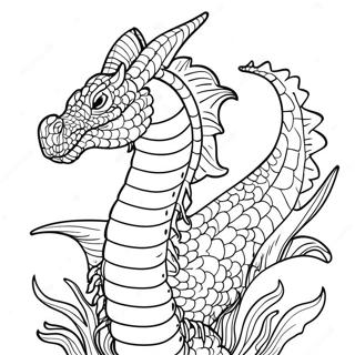 Pagina Para Colorir Dragao Do Mar Majestoso 121504-56177