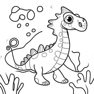 Pagina Para Colorir Dragao Do Mar Colorido Em Recifes De Coral 121506-56188