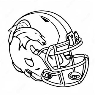 Desenho Para Colorir Do Capacete Dos Denver Broncos 121659-56305